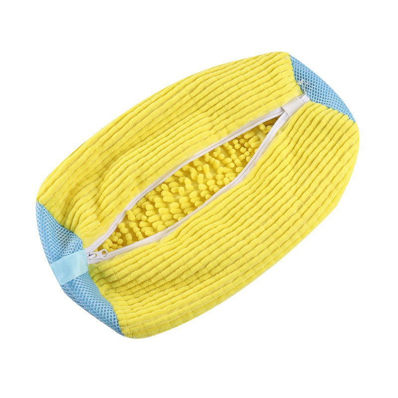 Chenille Shoe Washing Bag for Machine